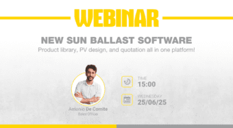 New Sun Ballast software: Product library, PV design, and quotation all in one platform! 