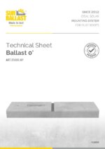 Technical Sheet Single Row Ballast 0°  KP