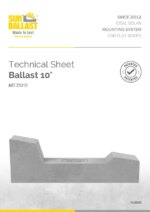 Technical Sheet Single Row Ballast 10°