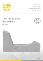 Technical Sheet Single Row Ballast 20°