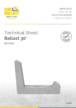 Technical Sheet Single Row Ballast 30°