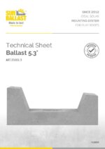 Technical Sheet Single Row Ballast 5.3°