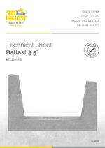 Technical Sheet Single Row Ballast 5.5°