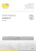 Ficha Técnica Fila Simple 0°