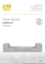 Ficha Técnica Fila Simple 0° H20 
