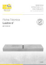 Ficha Técnica Fila Simple 0° KP