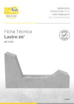 Ficha Técnica Fila Simple 20°