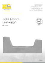Ficha Técnica Fila Simple 5.3°