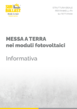 Informativa sulla messa a terra nei moduli fotovoltaici